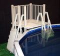Ground Pool Deck Kit w/ Steps - Taupe (Various Sizes)